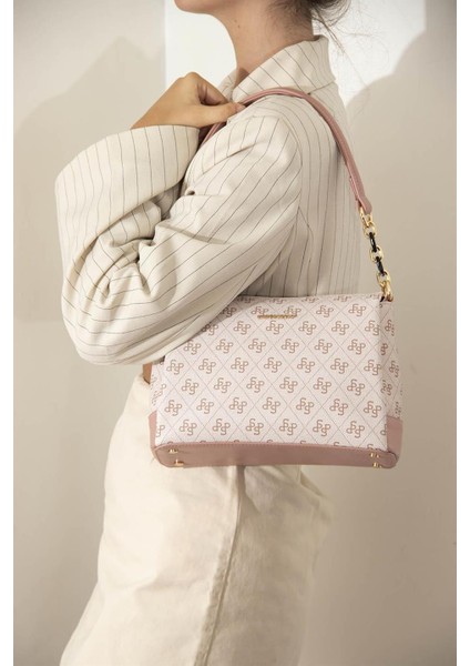 Pembe - Somon SP910 Kadın Çapraz Çanta