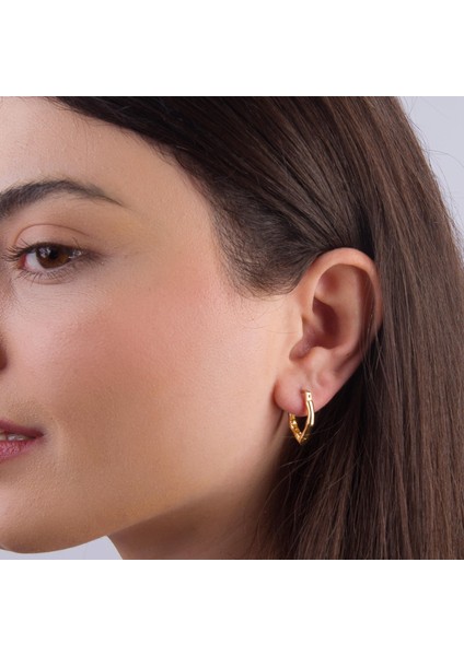 14 Ayar Italyan Tasarım Altın Küpe 1,95 gr modelleri