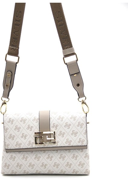 Bej - Kum SP1009 Kadın Çapraz Çanta