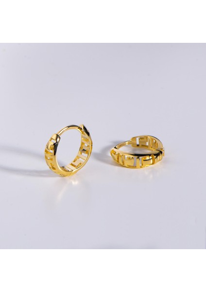 14 Ayar Italyan Halka Altın Küpe 2,3 gr