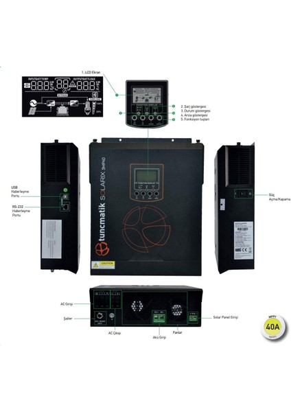 1 Kw Mppt Akıllı Inverter