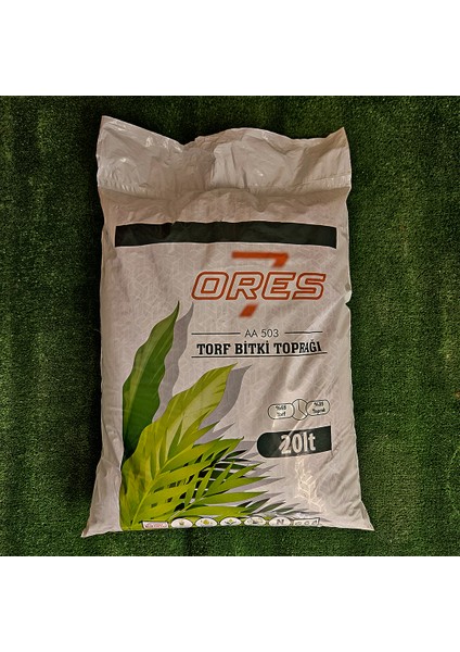 Ores 20 Litre Torf İç Dış Mekan Bitki Toprağı Çiçek Toprağı Azot Kaynağı Torf Toprağı