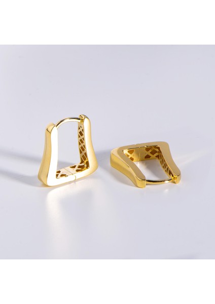 14 Ayar Italyan Modern Altın Küpe 3,8 gr