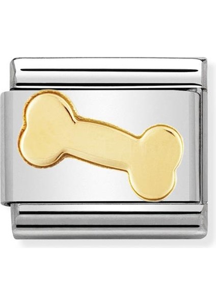 Composable Classic Dekoratif Link - Eğlence - Kemik - (09 Bone) 18K Altın
