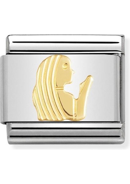 Composable Classic Dekoratif Link - Burçlar - Başak - (06 Virgo) 18K Altın