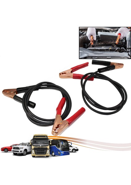 1200 Amper Akü Takviye Kablosu (2,5mm Kalınlık, Bakır Tel) fiyatları