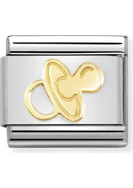 Composable Classic Dekoratif Link - Semboller - Emzik - (70 Pacifier) 18K Altın