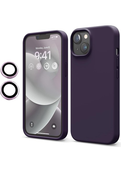 iPhone 15 Kılıf Kamera Lensli Lansman Silikon Kapak