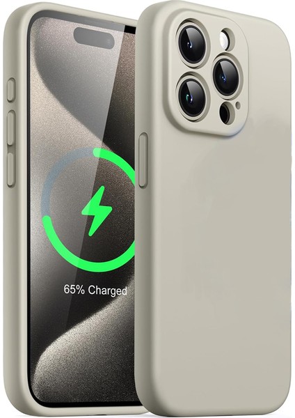 iPhone 15 Pro Kılıf Kamera Korumalı Lansman Silikon Kapak