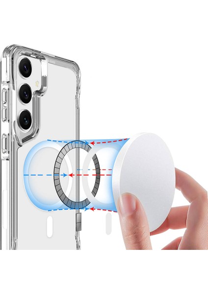 Galaxy S24 Magsafe Şeffaf Korumalı Kılıf modelleri