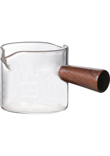Cam Ölçme Kabı Çift Ağıı, Dökme I Espresso Bardağı Karıştırma 75ML (Yurt Dışından)