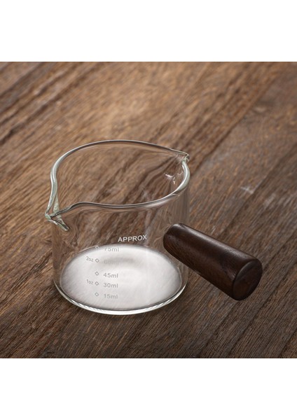 Cam Ölçme Kabı Çift Ağıı, Dökme I Espresso Bardağı Karıştırma 75ML (Yurt Dışından)