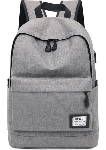 Sırt Çantası Erkek Büyük Kapasiteli Kadın Lise Ortaokul Öğrenci Çantası Erkek Seyahat Bilgisayar Çantası Rahat Üniversite Öğrencisi Sırt Çantası (Yurt Dışından)