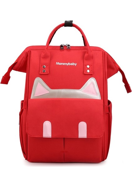 Rahat Sevimli Kedi Kulakları Anne Çantası Sırt Çantası Çok Fonksiyonlu Büyük Kapasiteli Sırt Çantası Anne ve Bebek Çantası Anne Çantası (Yurt Dışından)