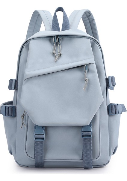 Okul Çantası Retro Grafiti Kontrast Renkli Sırt Çantası Kore Ortaokul Öğrencisi Sırt Çantası Küçük Taze Edebi Çanta (Yurt Dışından)