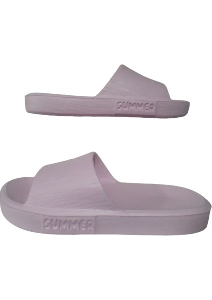 Summer Kadın Toz Pembe Ultra Hafif Havuz Plaj Bahçe Terlik SGZR124-7