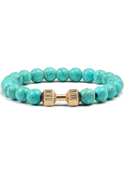 Mavi-G Siyah Yıpranmış Bileklik Ayarlanabilir Barcelets Kadın Erkek Boncuk Bilezik Dambıl Erkek Moda Yoga Takı Orijinal Bilezik (Yurt Dışından)