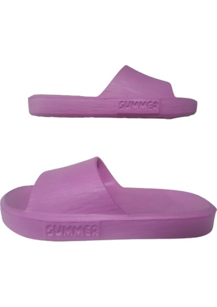 Summer Kadın Pembe Ultra Hafif Havuz Plaj Bahçe Terlik SGZR124-7