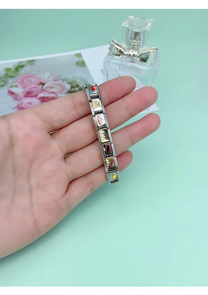 DJ42-H Ha Yeni Papatya Charm Brids Kelebek Çiçek Bağlantıları Fit 9mm Bilezik Paslanmaz Çelik Diy Yapımı DJTOP56 (Yurt Dışından) fırsatları
