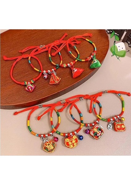 Q Şanslı Kırmızı Dize Feng Shui Bilezik Bileklik El Yapımı Ayarlanabilir Para Çekmek Para Servet Bilezik Bebek Çocuk Yetişkin Için (Yurt Dışından) indirimleri