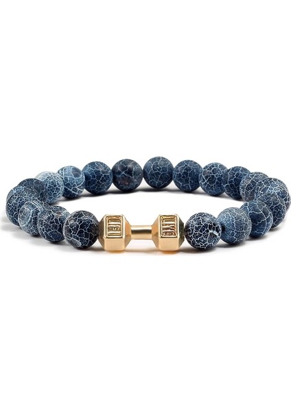 Mavi-G Siyah Yıpranmış Bileklik Ayarlanabilir Barcelets Kadın Erkek Boncuk Bilezik Dambıl Erkek Moda Yoga Takı Orijinal Bilezik (Yurt Dışından) indirimleri