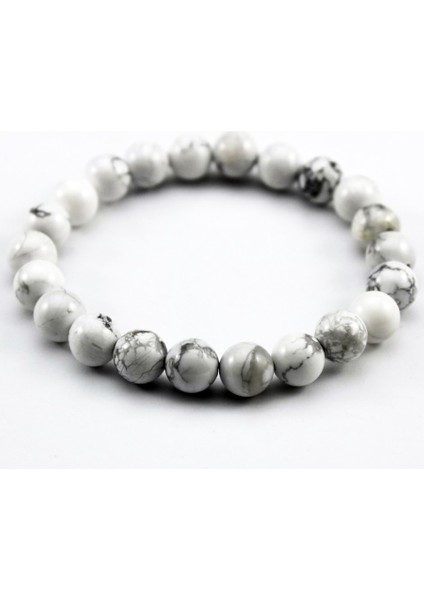 Beyaz Boncuklu Bilezik 8mm Doğal Taş Lava Kaplan Gözü Siyah Oniks Mat Şifa Boncuk Bileklik Streç Charm Yoga Kadın Erkek Takı Için (Yurt Dışından)