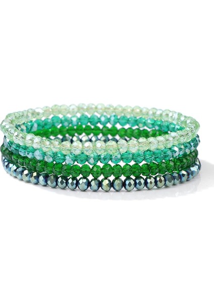 19CM Tarzı No.6 Et Kristal Bilezikler Kadınlar Kızlar Için Doğal Taş Boncuklu Bilezikler Gri Pembe Beyaz Mavi Serisi Kristal Moda Takı (Yurt Dışından)