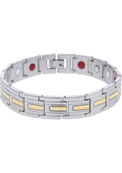 No.1 Boyutu Enerji Manyetik Sağlık Bilezik Kadın Erkek Güç Terapisi 4 In1 Negatif Iyonlar Germanyum Bilezik Sağlık Faydaları Takı (Yurt Dışından)