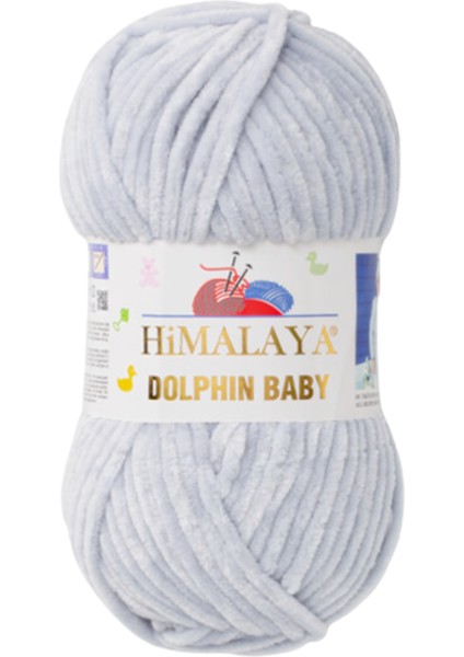 Dolphin Baby Kadife Ip El Örgü Yünü
