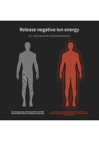 No.1 Boyutu Statik Enerji Dengesi Negatif Hologram Bilezik Silika Jel Eleme Silikon Bilezik Kablosuz Anti Statik Bilezik Bilezik (Yurt Dışından) fırsatları