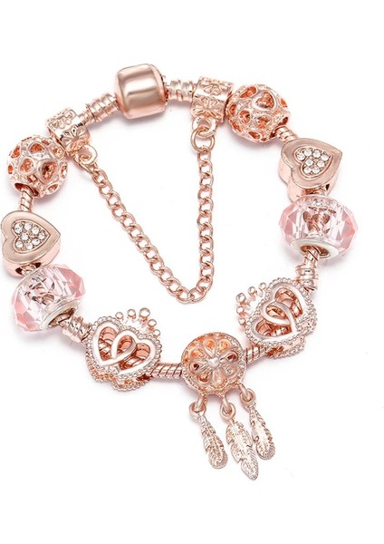 18CM Tarzı No.32 Boyutu Baopon Yeni Sevimli Küçük Bella Boncuk Charm Bilezik Kadınlar Çocuklar Için Güzel Mutlu Kolye Bilezik Erkekler Dıy El Yapımı Takı (Yurt Dışından)