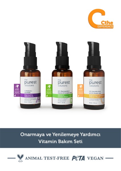 The Purest Solutions  ve   Vitamin Bakım Seti TPS147