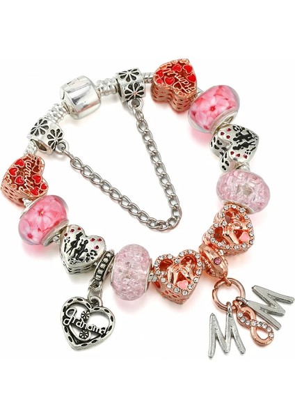 20CM Tarzı No.25 Boyutu Baopon Yeni Sevimli Küçük Bella Boncuk Charm Bilezik Kadınlar Çocuklar Için Güzel Mutlu Kolye Bilezik Erkekler Dıy El Yapımı Takı (Yurt Dışından)