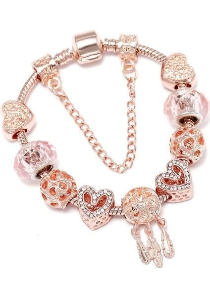 17CM Tarzı No.19 Boyutu Baopon Yeni Sevimli Küçük Bella Boncuk Charm Bilezik Kadınlar Çocuklar Için Güzel Mutlu Kolye Bilezik Erkekler Dıy El Yapımı Takı (Yurt Dışından)
