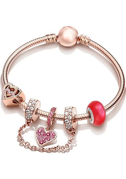 21CM Tarzı A05 Baopon Antik Kristal Kalp Charm Bilezik Murano Cam Boncuk Bilezik Kadınlar Için Sevgililer Günü Hediyesi Takı (Yurt Dışından) modelleri