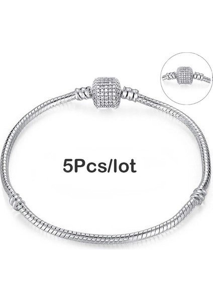 16CM Tarzı No.7 Boyutu Brace Kodu Lot Moda Gümüş Renk Yılan Zincir Charm Bilezik Kadınlar Için Güzel Bilezik ve Bilezikler Dıy Takı Yapımı (Yurt Dışından) fiyatları