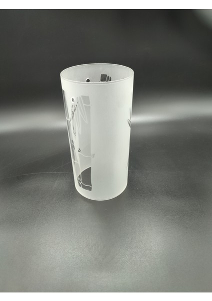 Silindir Avize Camı.yandan 3.delikli.mat-Şeffaf RENKTE(ÇAP:10.00cm-H:20.00cm)