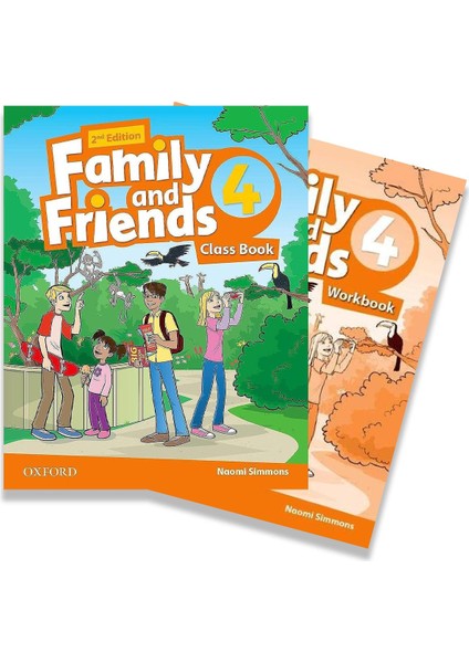 Family And Friends Level 4 Class Book - Workbook With Online Practice