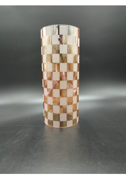 Silindir Avize Camı.yandan 3.delikli.bal-Mat RENKTE.(ÇAP:10.00cm-H:24.00cm) fiyatları