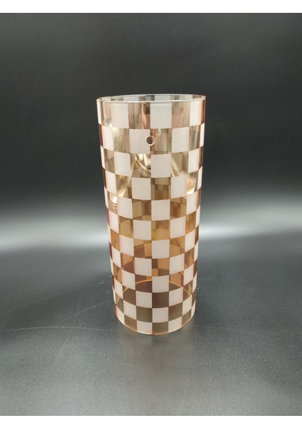Silindir Avize Camı.yandan 3.delikli.bal-Mat RENKTE.(ÇAP:10.00cm-H:24.00cm) fırsatları