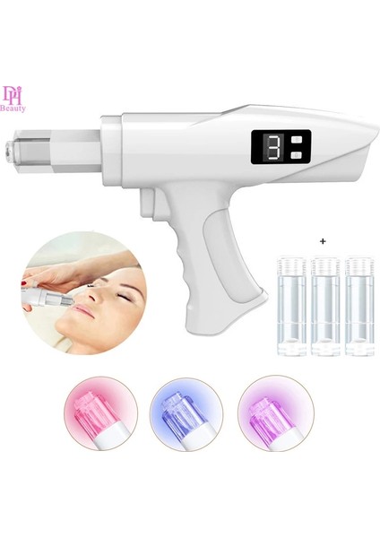 B08 Tarzı Kablosuz Güzellik Meso Tabancası Yüz Kök Hücre Terapisi Profesyonel Microneedling Kalem Mezoterapi Derma Damgası Zeka Ücretsiz Iğneler (Yurt Dışından)