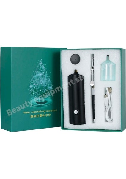 Mor Tarzı Taşınabilir Airbrush Cilt Bakımı Yüz Nemlendirici Makyaj Cilt Nemlendirici Nano Mist Püskürtücü Yüz Steamer Sprey Airbrush Su Oksijen (Yurt Dışından)