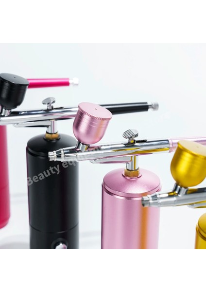 Gümüş Tarzı Hava Kompresörü Kiti Hava Fırçası Boya Püskürtme Tabancası Airbrush Tırnak Sanat Dövme Zanaat Kek Nano Sis Sis Püskürtücü (Yurt Dışından) modelleri