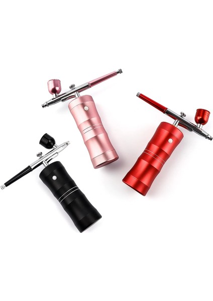 Siyah Stil Tok Mini Hava Kompresörü Kiti Hava Fırçası Boya Püskürtme Tabancası Airbrush Tırnak Sanat Dövme Zanaat Kek Nano Sis Sis Püskürtücü (Yurt Dışından) fiyatları