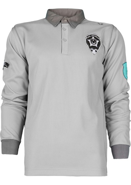Yeni Tip Özel Güvenlik Sweatshırt 13906 Gri-S