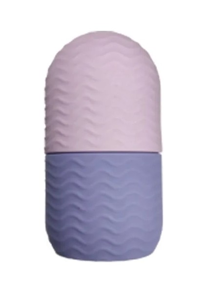 MOR-11X6X3.5CM Tarzı Silikon Buz Yüz Rulo Taşınabilir Yüz Masajı Rulo Cilt Bakımı Güzellik Kaldırma Aracı Kapsül Yüz Giyinme Kalıp Cilt Bakımı Araçları (Yurt Dışından)