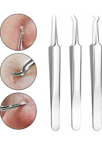 Bir Stil Paslanmaz Çelik Klipleri Kanca Iğneler Komedoncımbız Yüz Cilt Bakımı Araçları (Yurt Dışından) fiyatları