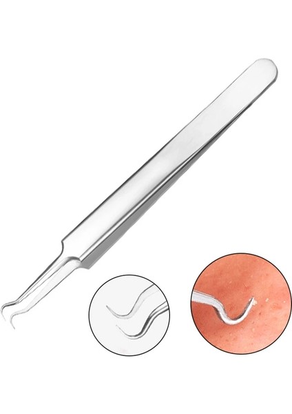 Bir Stil Paslanmaz Çelik Klipleri Kanca Iğneler Komedoncımbız Yüz Cilt Bakımı Araçları (Yurt Dışından) fırsatları