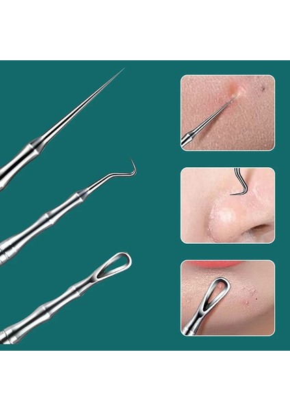 Kırmızı Stil Alman Ultra-Ince No. 5 Hücre Sivilce Siyah Nokta Klipler Cımbız Güzellik Özel Kazıma ve Akne Iğne Araçları Pinzas Para Espinillas (Yurt Dışından)