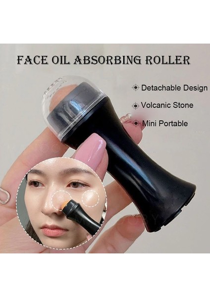 Siyah Stil 1 Adet Yüz Yağ Emici Rulo Cilt Bakımı Aracı Volkanik Taş Yağ Emici Yıkanabilir Yüz Yağı Çıkarma Bakım Cilt Makyaj Araçları (Yurt Dışından) fiyatları